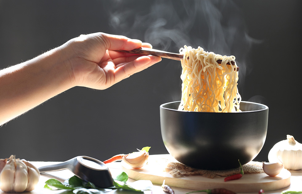 Noodle Products, texturizer, reduce cooking time, บะหมี่เหนียวนุ่ม, ราเมง, อุด้ง, บะหมี่กึ่งสำเร็จรู