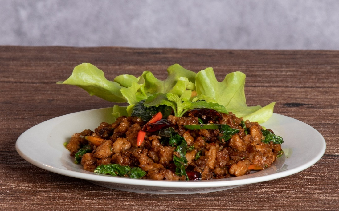 vegan ground meat, modified tapioca starch, plant protein