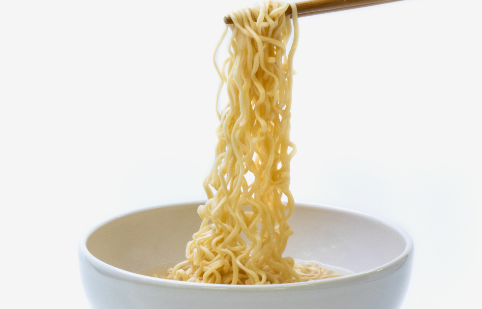 Wheat Noodle, บะหมี่กึ่งสำเร็จรูป, reduce cooking time, วิธีทำ บะหมี่สุกเร็ว, ยืดหยุ่น, waxy tapioca